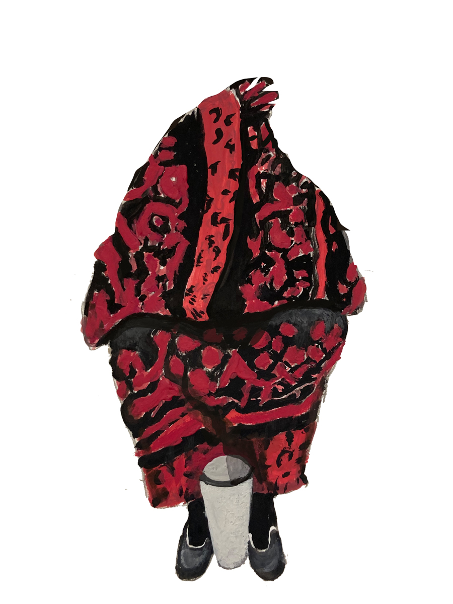 1993 – Beggar covered from head to toe