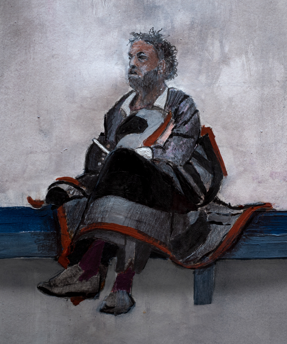 Blind elegant Man